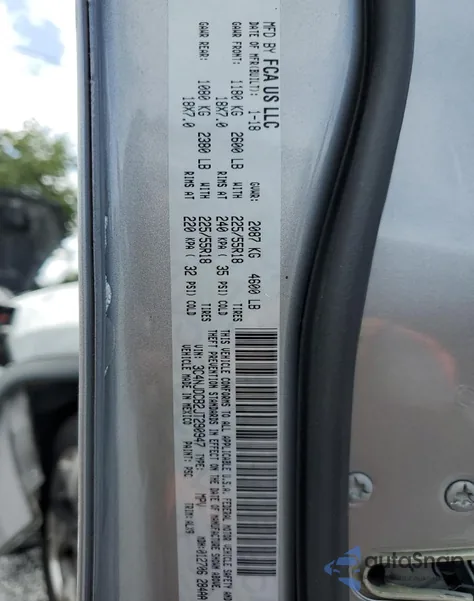 2018 Jeep Compass Limited from USA, damaged, VIN 3C4NJDCB2JT290947